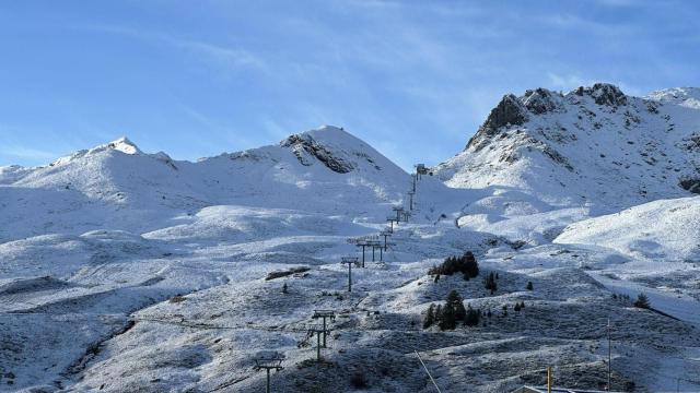 La nieve ya hace presencia en la estación de esquí de Aramon Formigal Panticosa