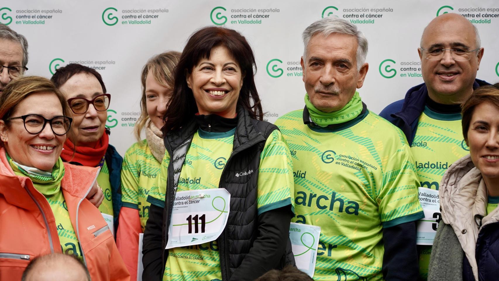 La ministra de Igualdad, Ana Redondo, en la XIII Valladolid en Marcha contra el Cáncer