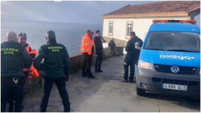 Trabajos de búsqueda en Fsiterra (A Coruña)