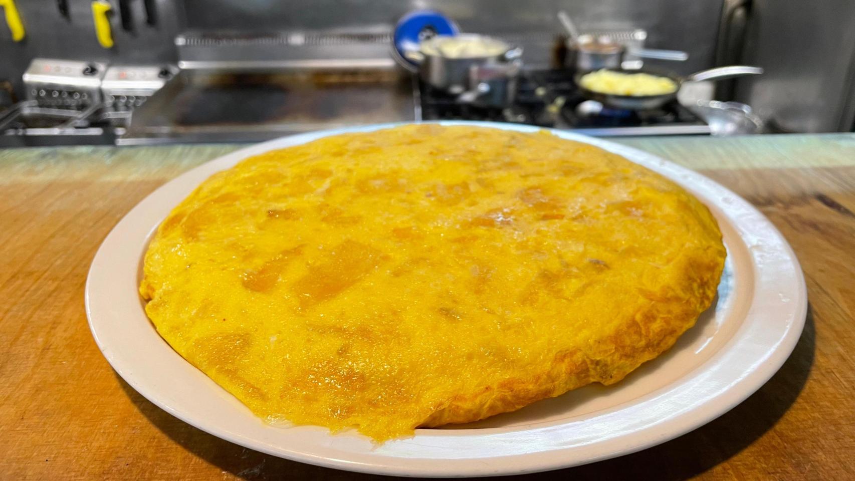 Tortilla de patata del restaurante Ankha