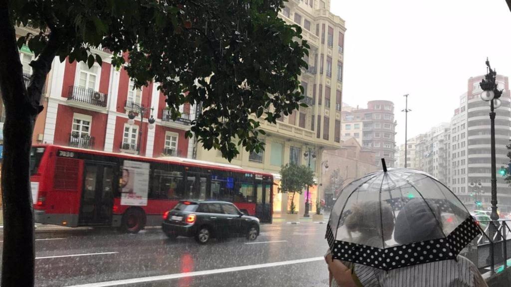 Lluvia en Valencia, imagen de archivo. Europa Press