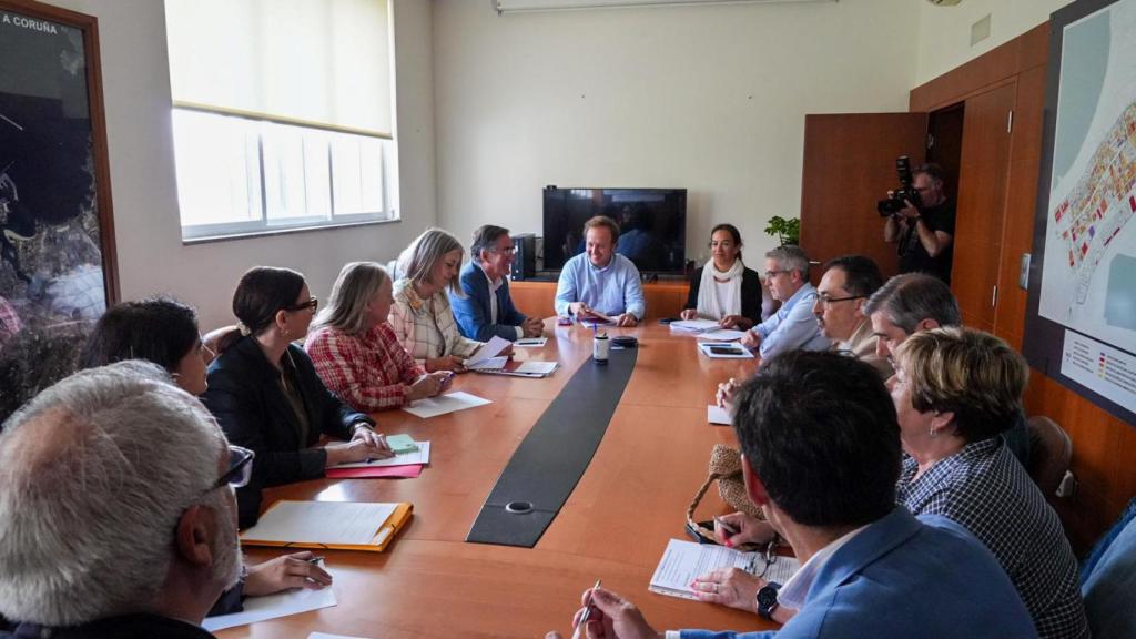 Reunión del sector inmobiliario de la ciudad en julio en la sede de Urbanismo.