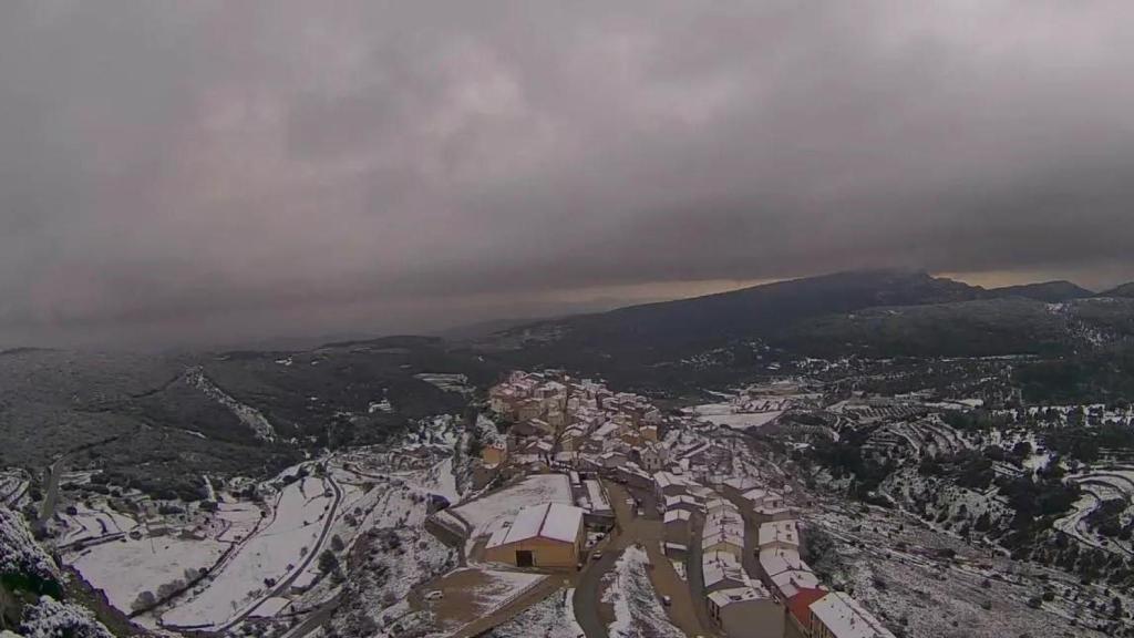 Nieve en Chodos. Webcam AVAMET