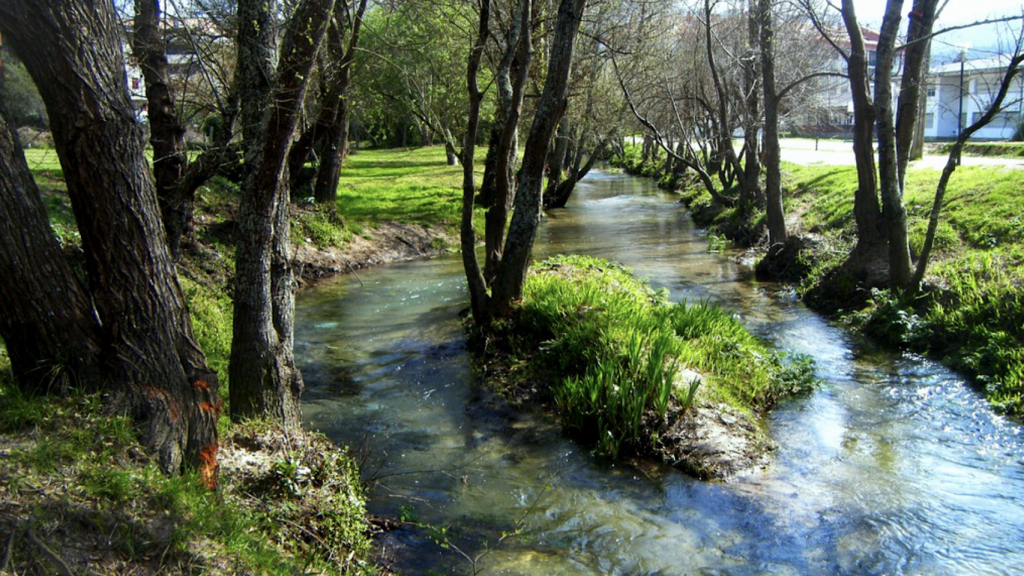 El río Miñor a su paso por Gondomar