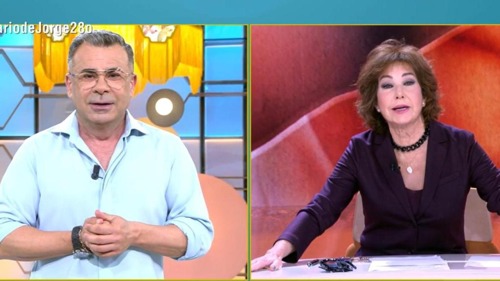 Jorge Javier y Ana Rosa, en el cambio de programas