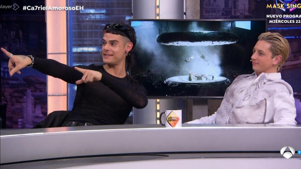 Ca7riel y Paco Amoroso en 'El Hormiguero'.