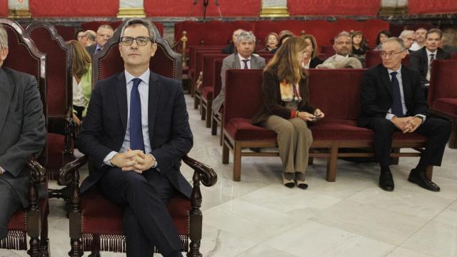 Félix Bolaños, ministro de Justicia, en la toma de posesión de un fiscal de Sala en el Tribunal Supremo.