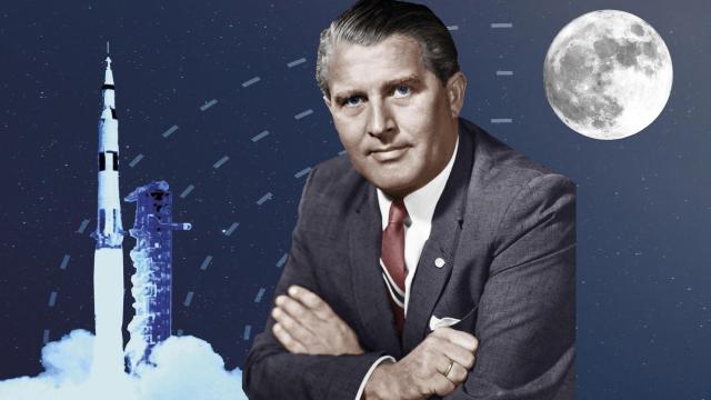 Wernher von Braun. Diseño: Rubén Vique