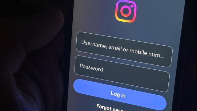 Página para suscribirse a Instagram, una aplicación de Meta Platforms.