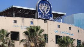 La sede de la UNRWA en Gaza dañada tras una incursión israelí.