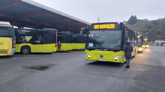 Huelga de transporte en Santiago