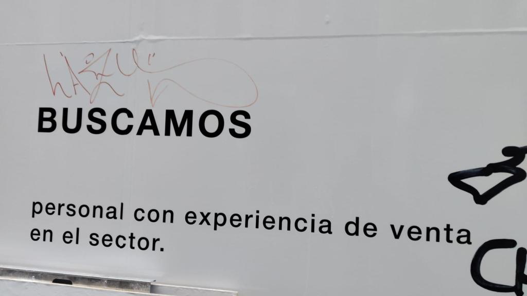 La tienda busca trabajadores en Valladolid