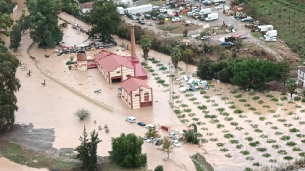 Inundaciones en Álora.