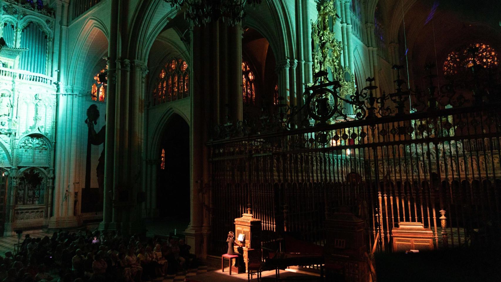 Una de las 'Batallas de órganos' celebrada en 2023 en la Catedral de Toledo.