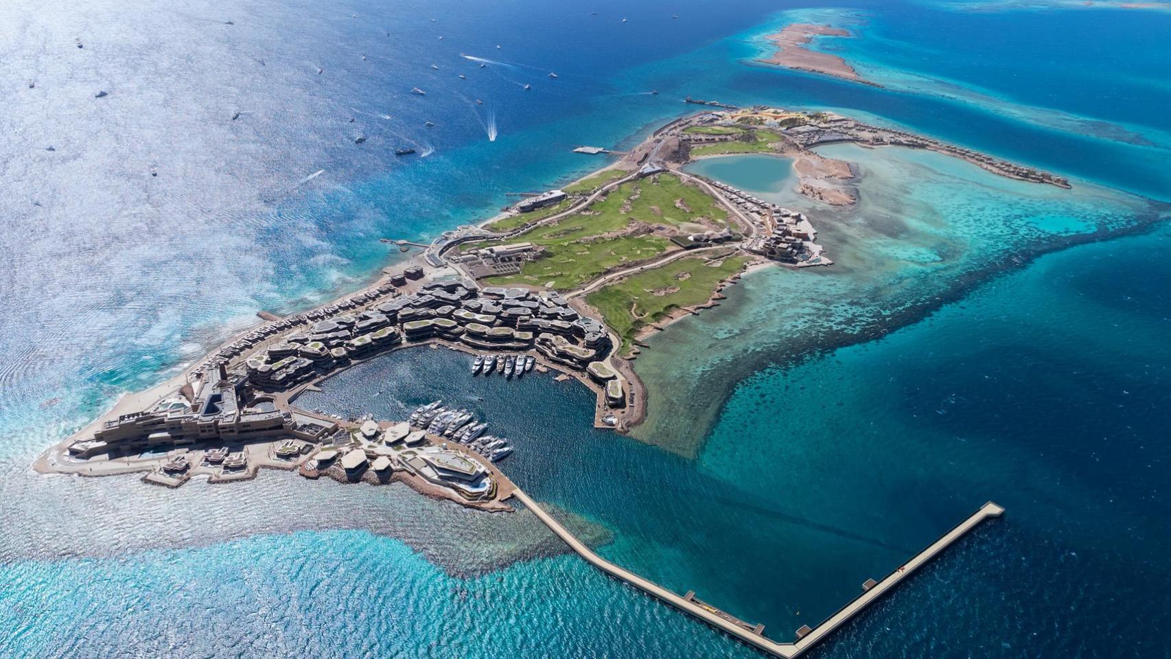 Sandala unveils its island with a luxury marina