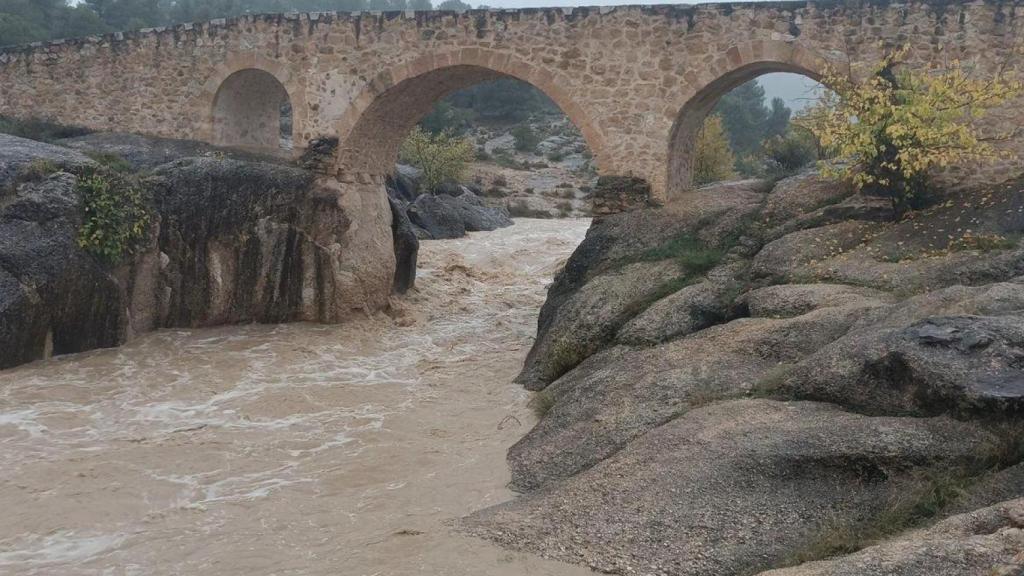 Estado actual del río Bergantes.