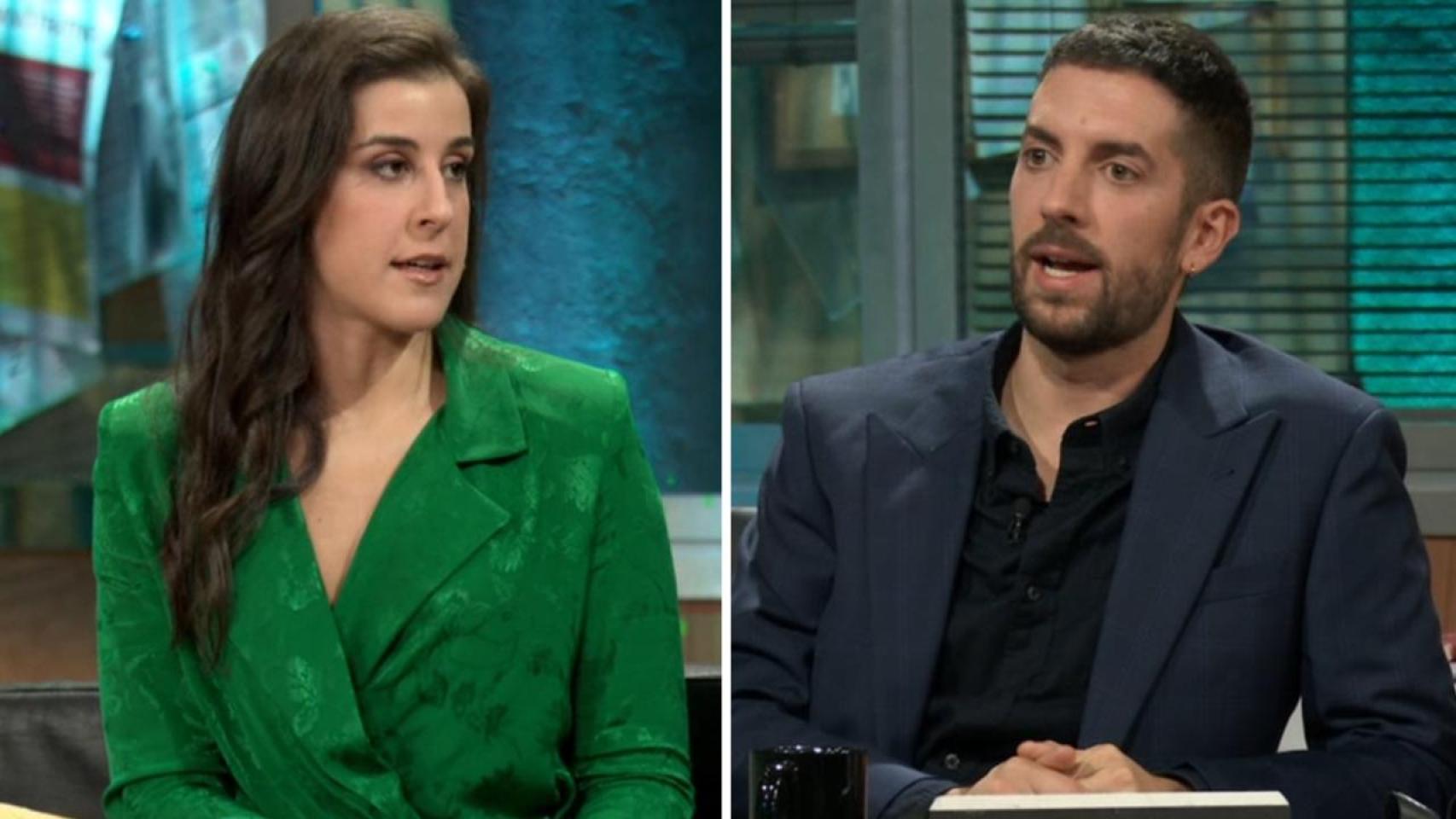 Carolina Marín y David Broncano, en 'La Revuelta'