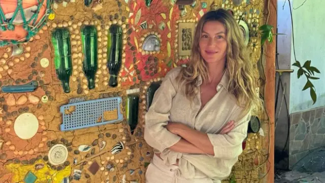 La modelo Gisele Bündchen durante sus vacaciones en Brasil.