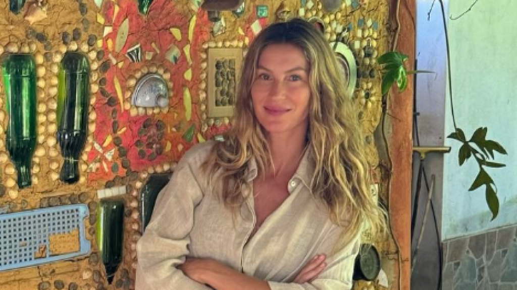 La modelo Gisele Bündchen durante sus vacaciones en Brasil.