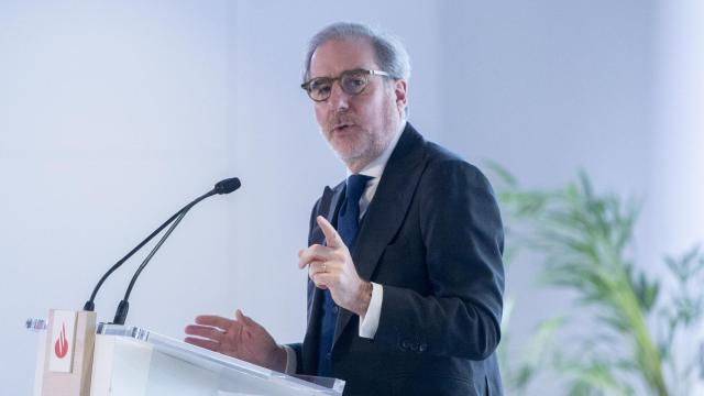 Héctor Grisi, consejero delegado de Santander, el martes durante la presentación de resultados del banco.