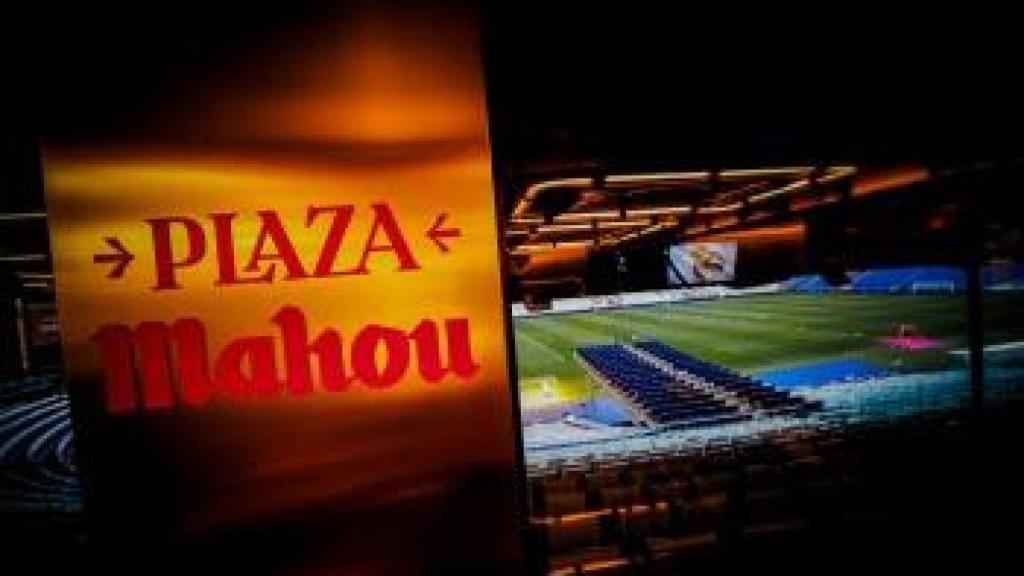 Plaza Mahou en el Bernabéu