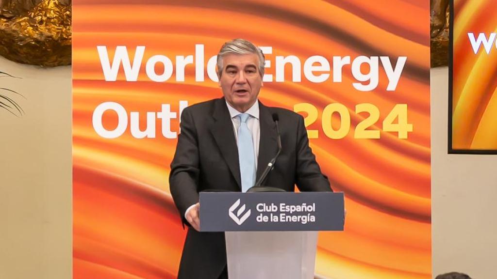 Francisco Reynés, presidente del Club Español de la Energía, en la presentación del World Energu Outlook 2024 de la AIE.