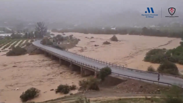 Vídeo de las inundaciones en la zona de Álora.