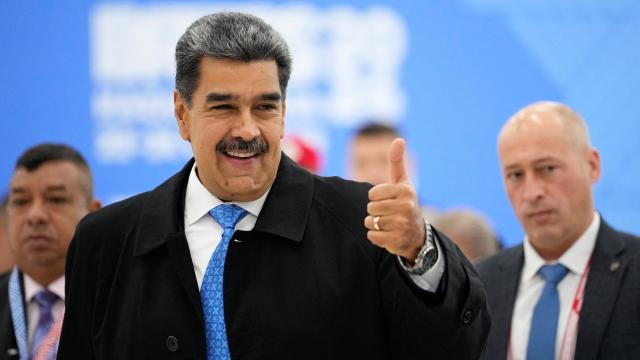 El presidente de Venezuela, Nicolás Maduro, hace unos días en Kazán, en la cumbre de los BRICS.