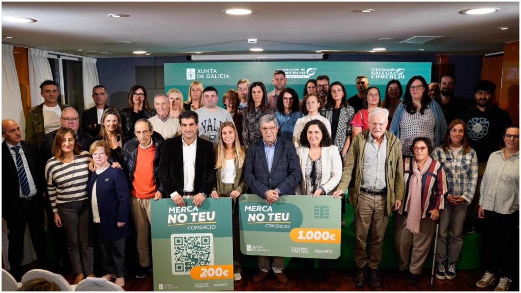 Entrega de los premios de la campaña Merca no teu comercio