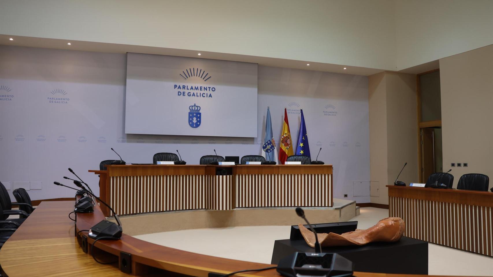 Sala del Parlamento de Galicia