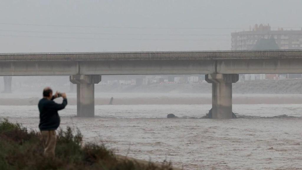 Inundaciones en el río Turia. EFE