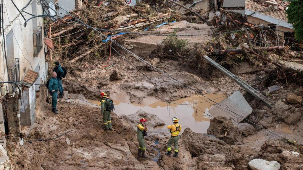 Tremenda imagen de Letur tras el paso de la DANA este 29 de octubre de 2024. Foto: Víctor Fernández / Europa Press.