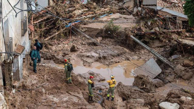 Tremenda imagen de Letur tras el paso de la DANA este 29 de octubre de 2024