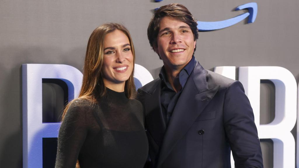 María Pombo y Pablo Castellano en el estreno de 'Pombo'.