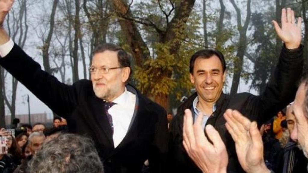 Mariano Rajoy junto a Fernando Gómez- Maillo, en una imagen de archivo.