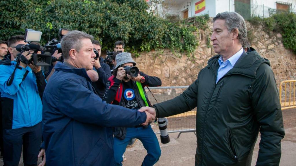 Visita de Feijóo y Page a Letur (Albacete).