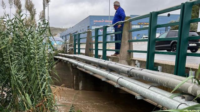 El Huerva, a su paso por Cuarte.