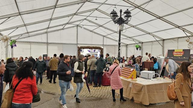 Imagen de archivo de una Feria del Queso y el Vino de Baltanás