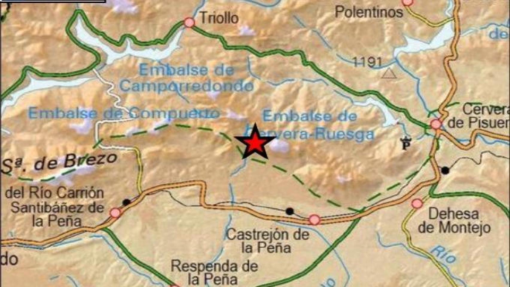 Un terremoto alerta a este pueblo de Palencia