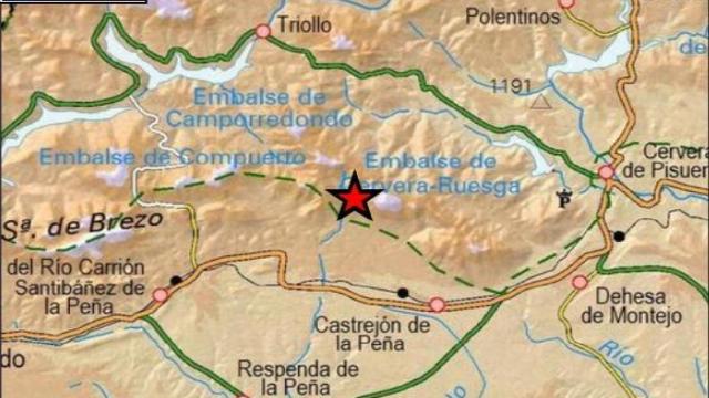 Un terremoto alerta a este pueblo de Palencia