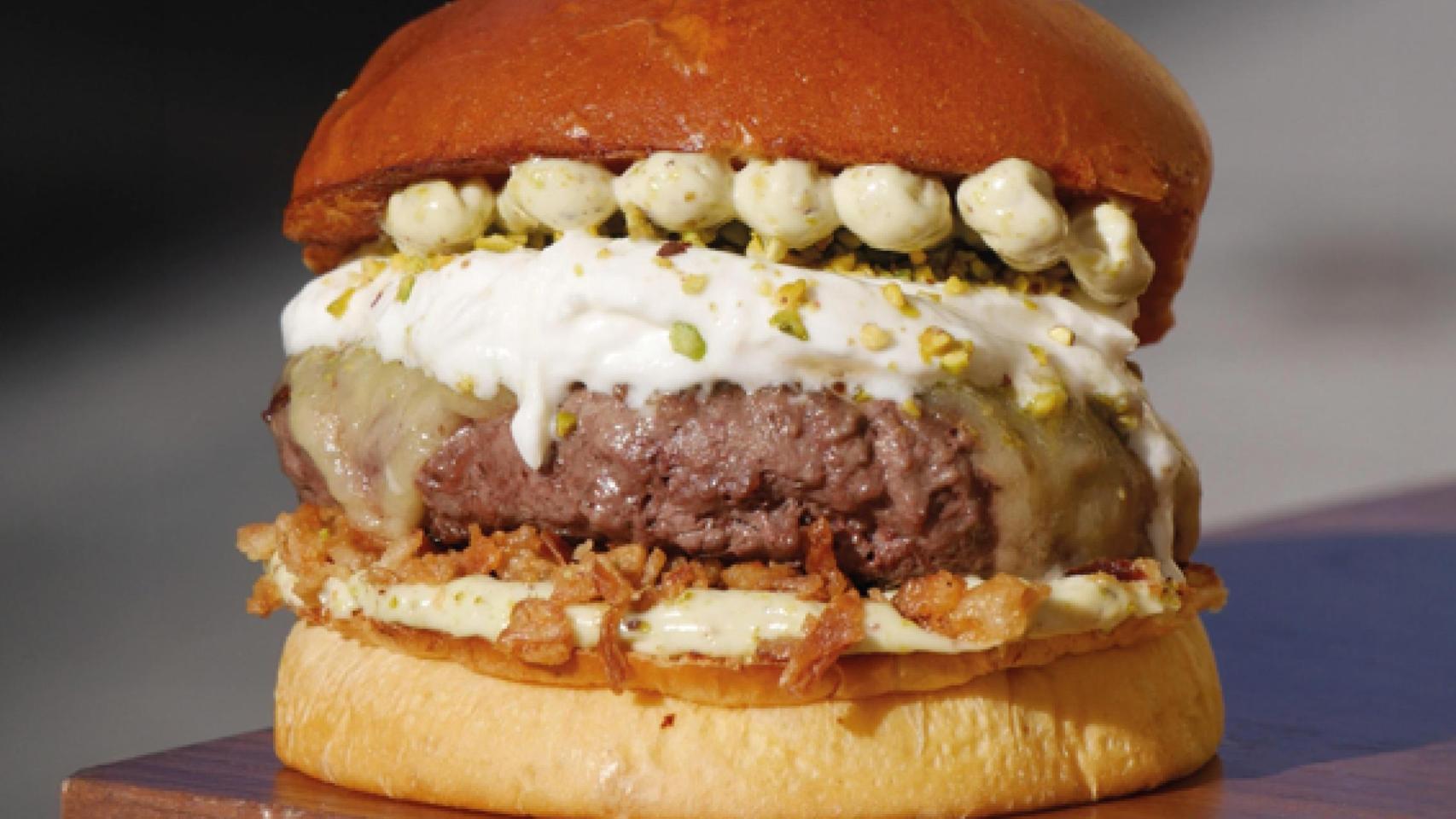 Hamburguesa 'La Cachondina 2.0' de La Loca Burger de Valladolid
