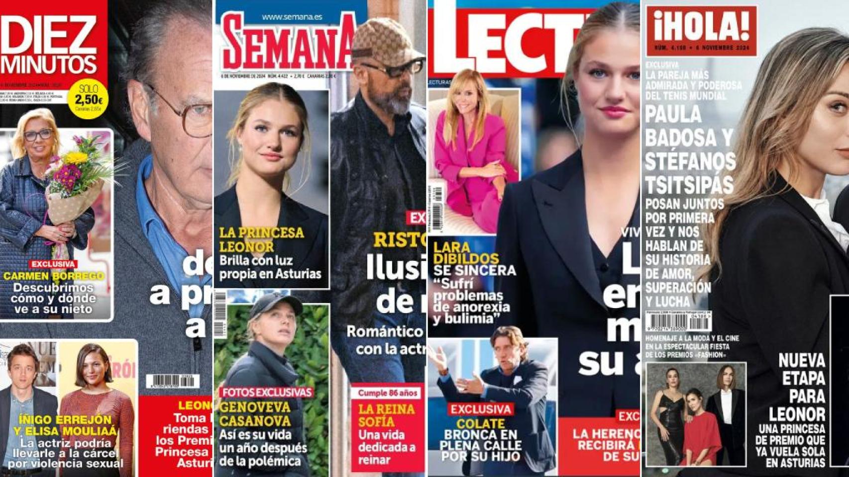 Portadas de revistas.