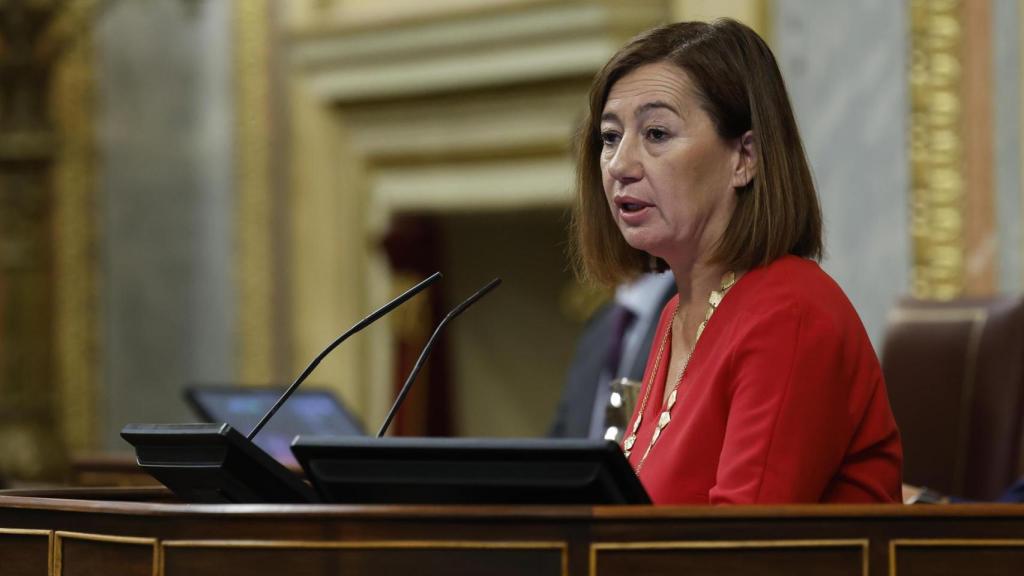 La presidenta del Congreso de los Diputados, Francina Armengol, este miércoles.