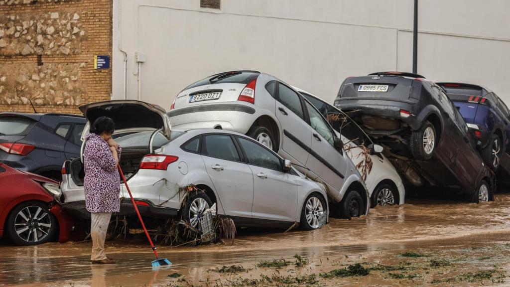 Coches afectados por la reciente DANA.