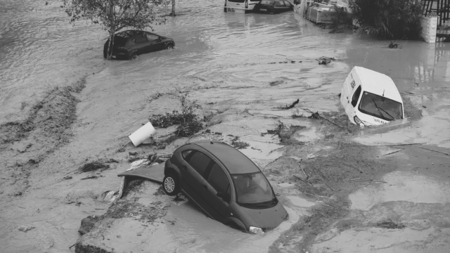 Los destrozos de la DANA a su paso por Málaga.