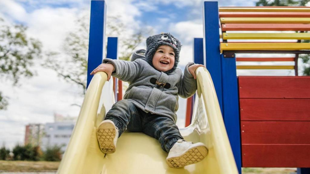 Niño en el parque.