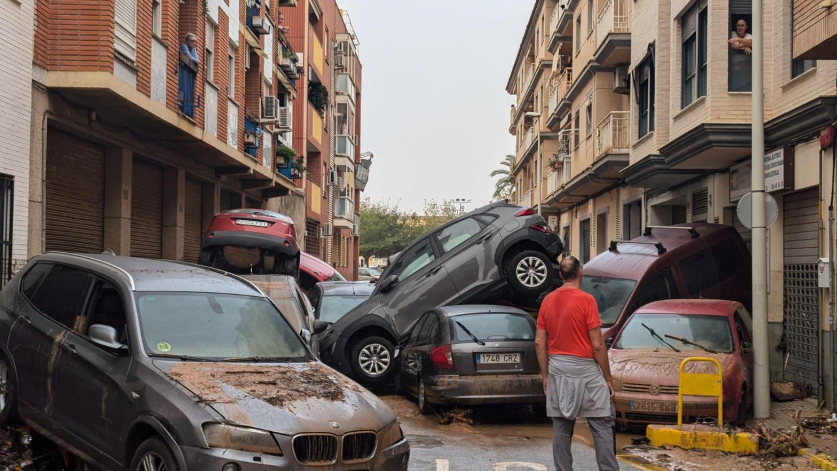 Fotografía de los destrozos de la DANA.