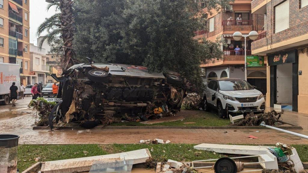 Fotografía de los destrozos producidos por la DANA.