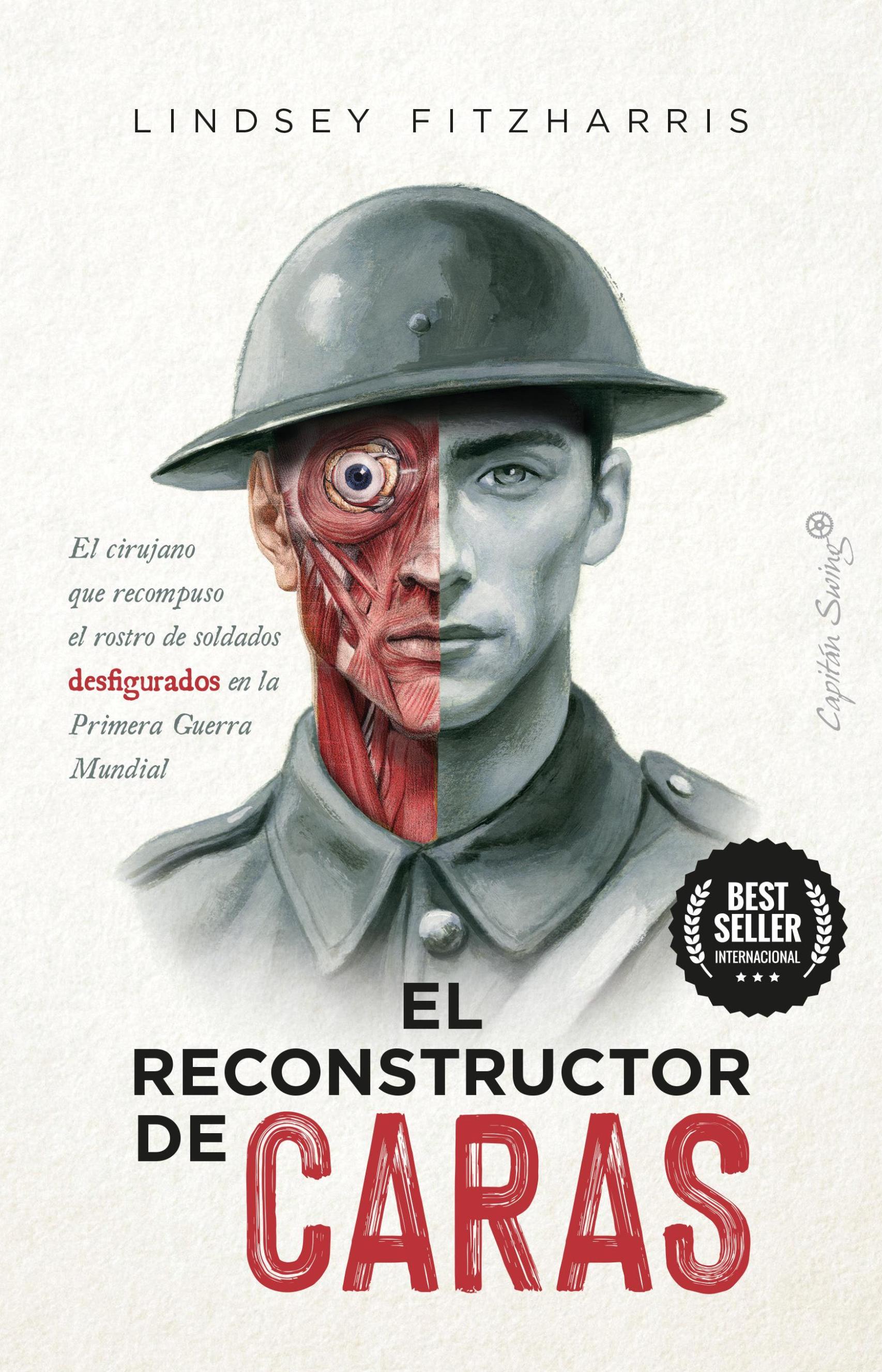 Portada  de la edición española de 'El reconstructor de caras'. Ilustración: Fernando de Vicente