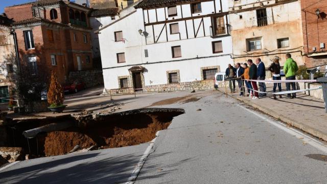 Graves destrozos en Landete (Cuenca) a consecuencia de la DANA.